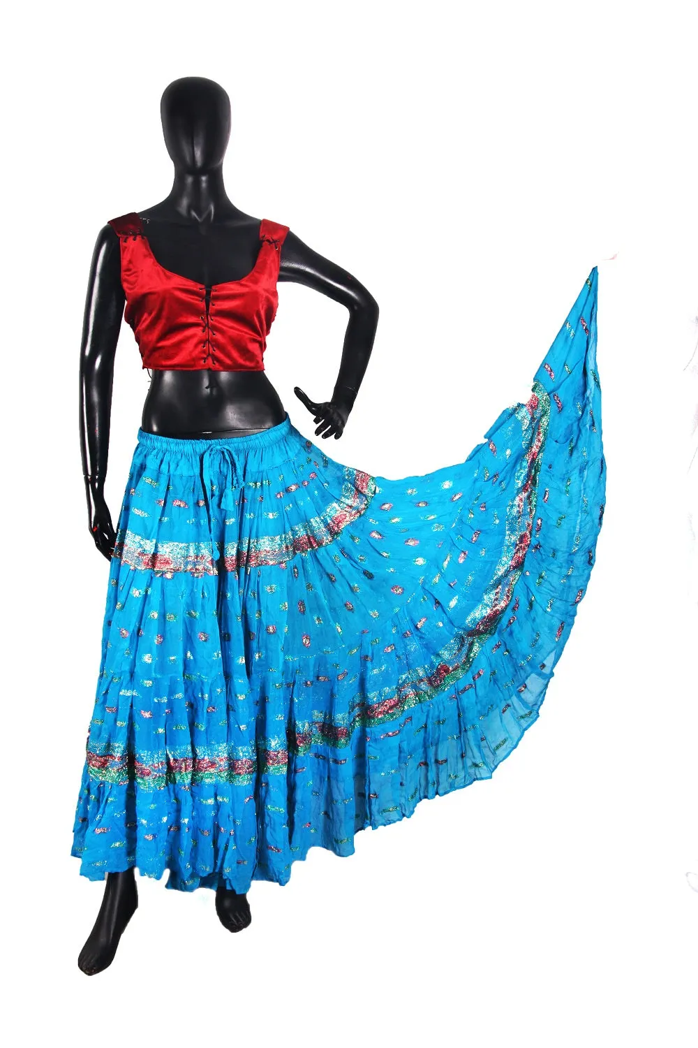 Senoritas skirt Turquoise