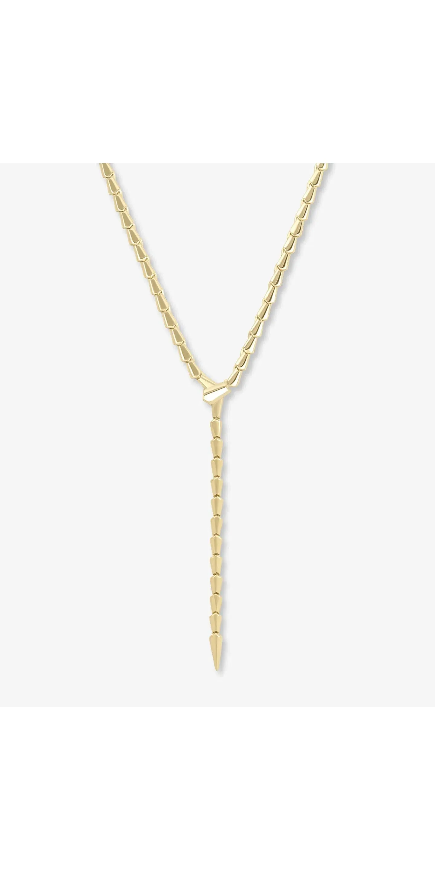 Serpent Lariat Necklace