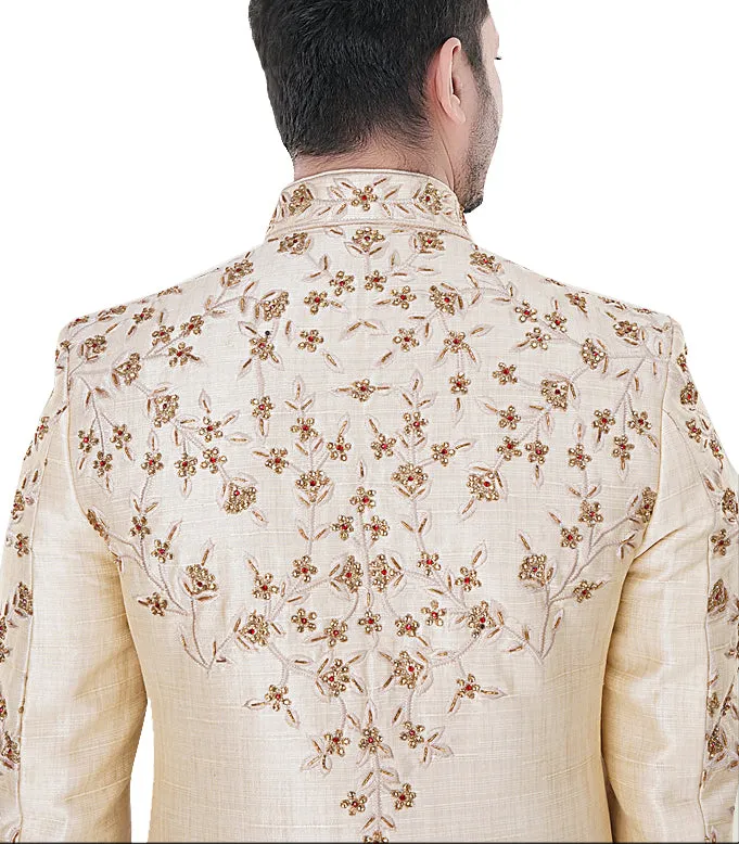 Sherwani (Custom Tailored) - (D.No.-1216)