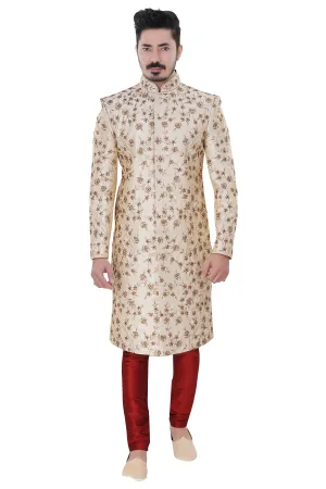 Sherwani (Custom Tailored) - (D.No.-1216)