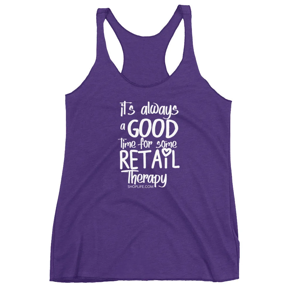 Shop Life™ Retail Therapy Racerback Tank