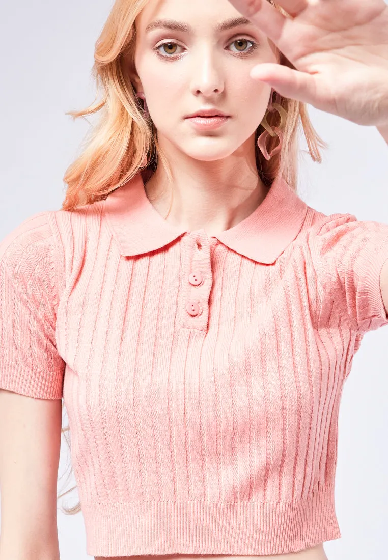 Short Sleeve Fitted Polo Shirt