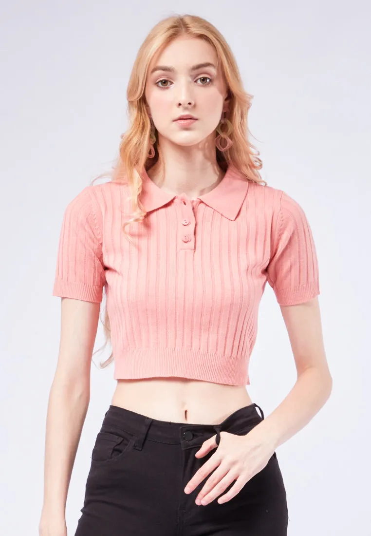 Short Sleeve Fitted Polo Shirt