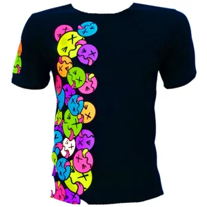 SIDE TONGUE T-SHIRT BLACK