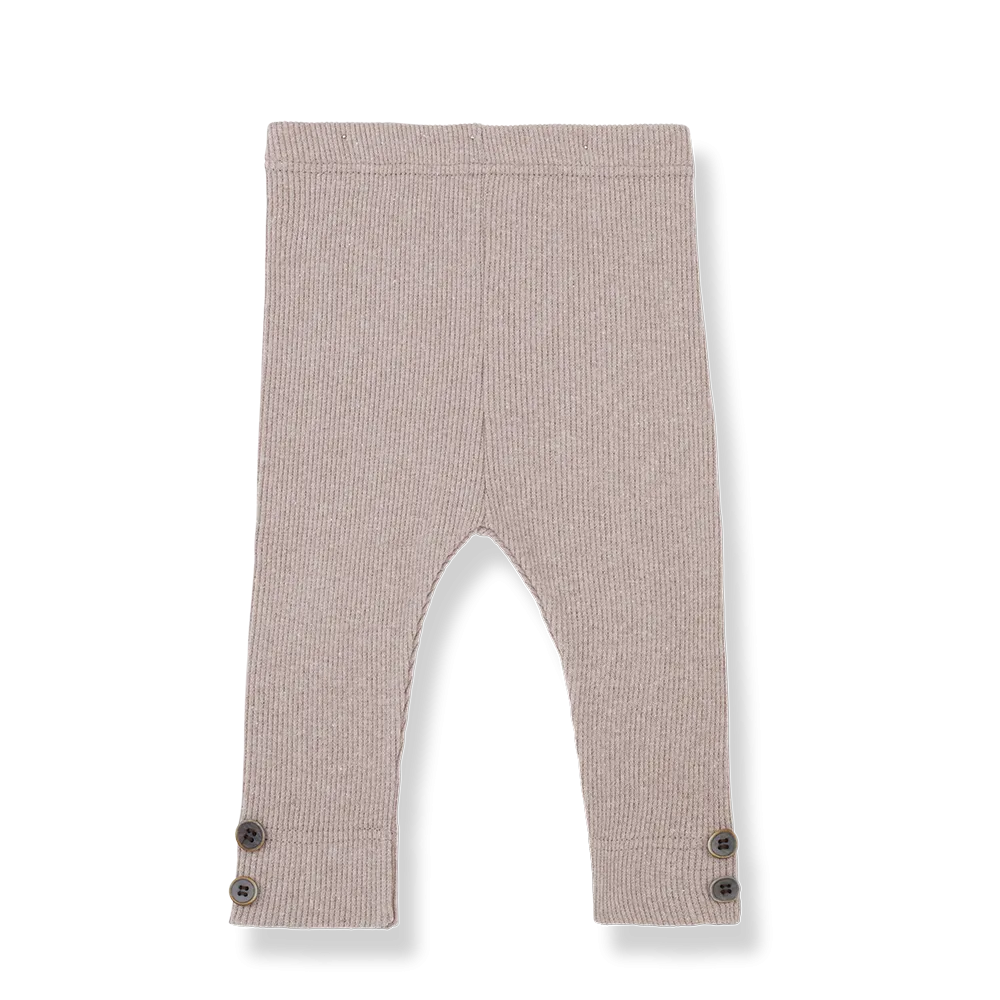 Sina Old Rose Ribbed Legging