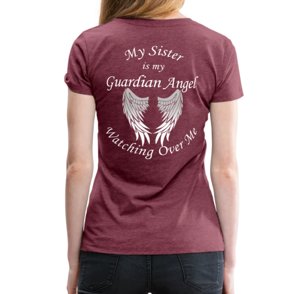 Sister Guardian Angel Women’s Premium T-Shirt (CK1476W)