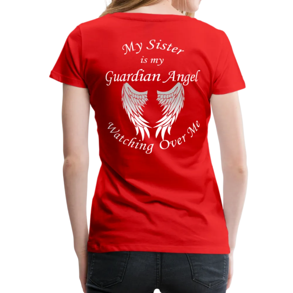 Sister Guardian Angel Women’s Premium T-Shirt (CK1476W)