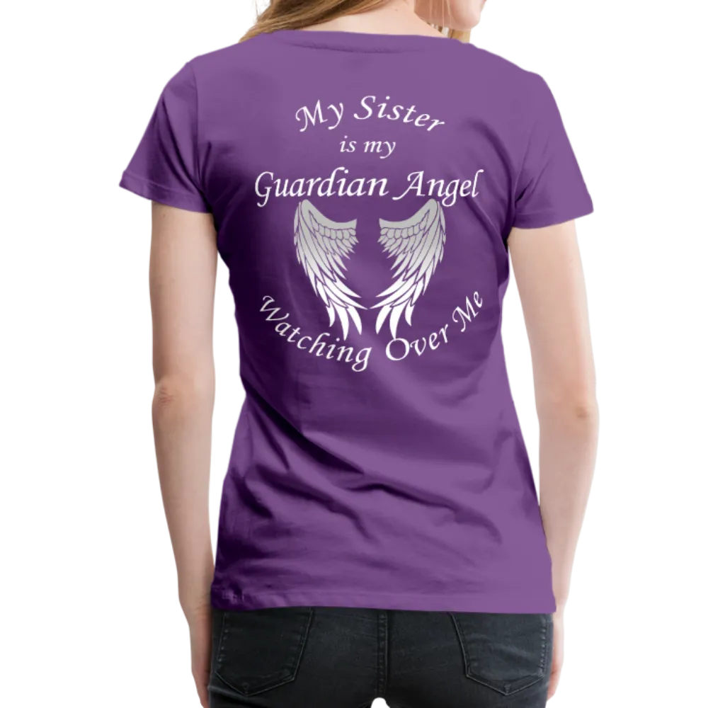 Sister Guardian Angel Women’s Premium T-Shirt (CK1476W)