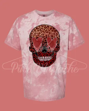 Skeleton Heart. Eyes Valentines Shirt/ Super Cute Unisex Comfort Colors Sized Shirt