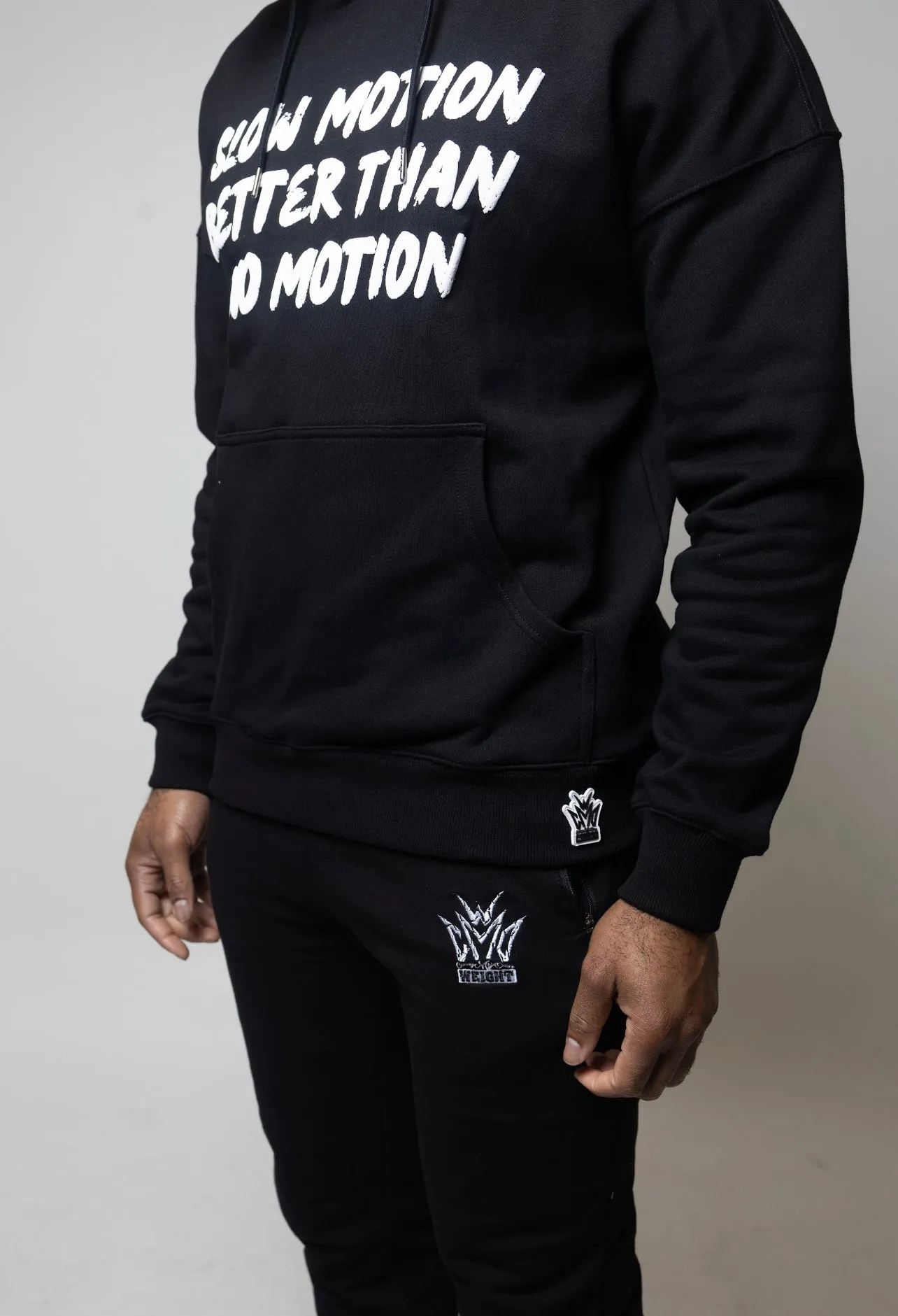 Slow Motion Better Than No Motion Puff Hoodie