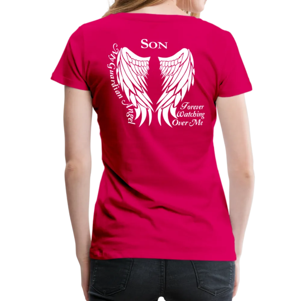 Son Guardian Angel Women’s Premium T-Shirt (Ck1481W)
