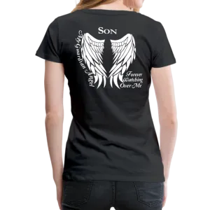 Son Guardian Angel Women’s Premium T-Shirt (Ck1481W)