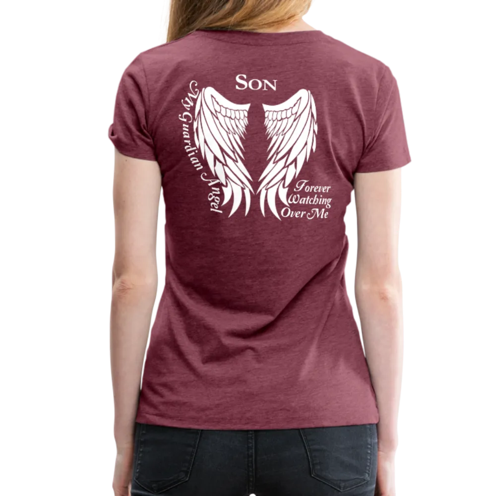 Son Guardian Angel Women’s Premium T-Shirt (Ck1481W)