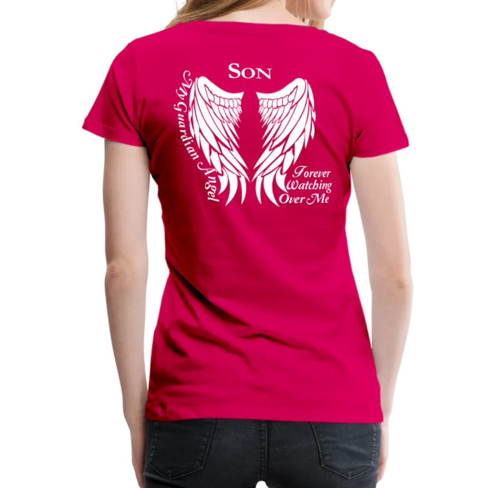 Son Guardian Angel Women’s Premium T-Shirt (Ck1481W)