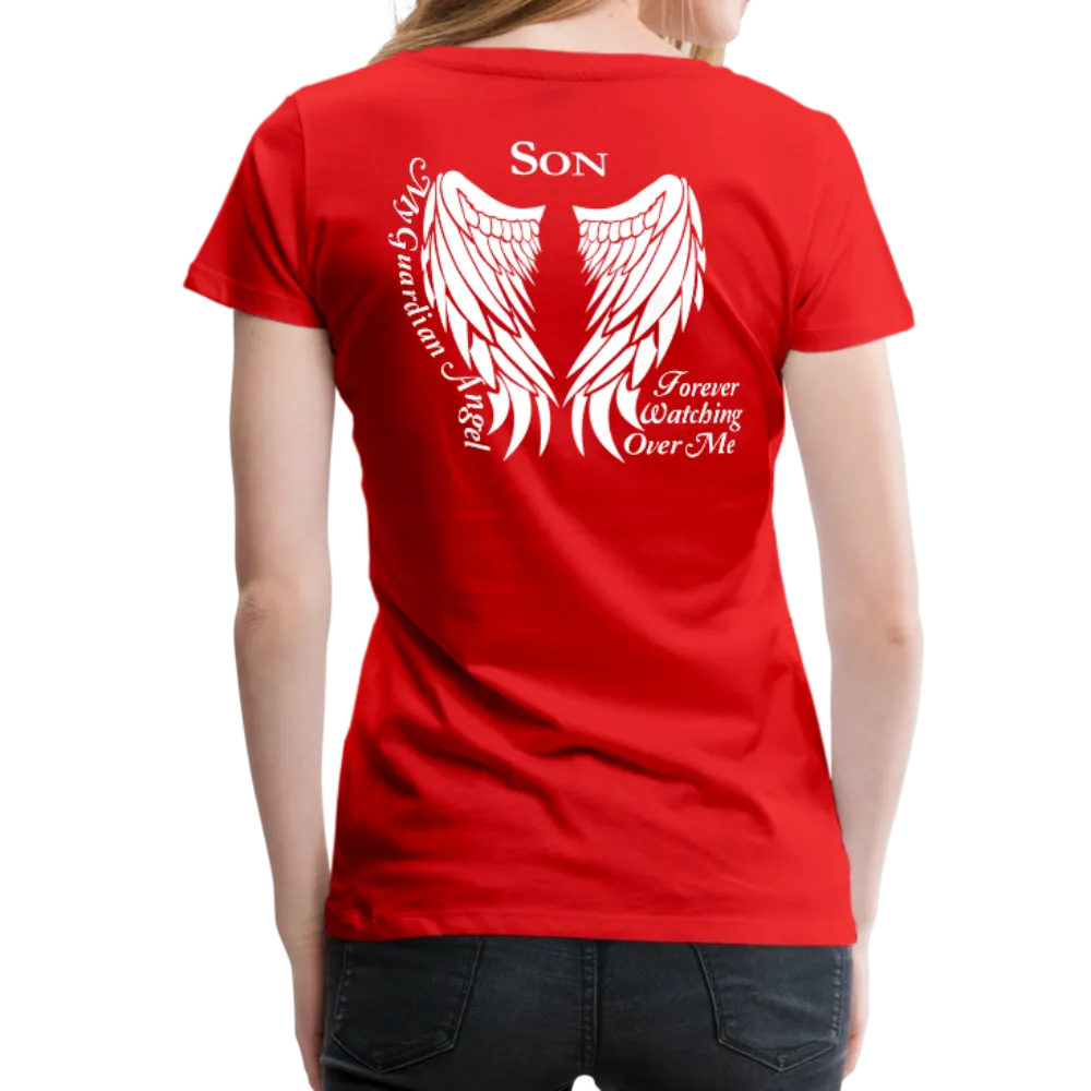 Son Guardian Angel Women’s Premium T-Shirt (Ck1481W)