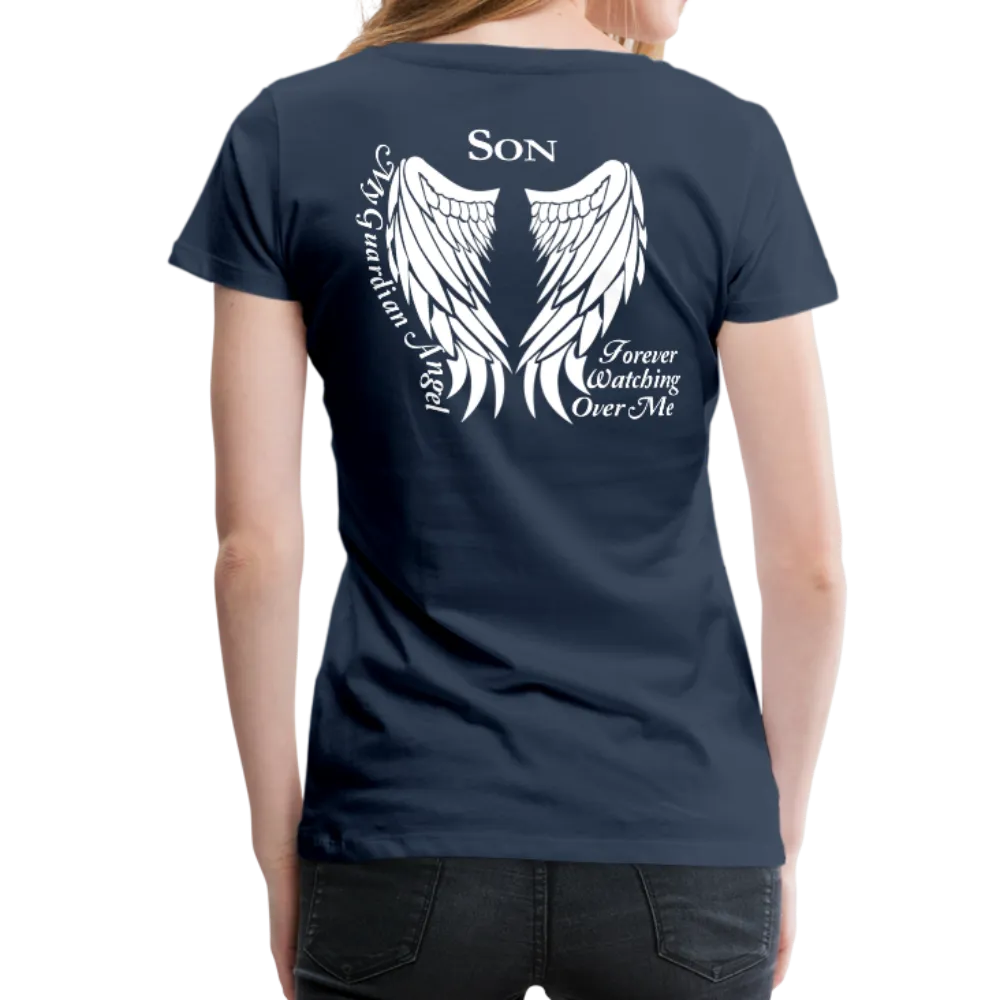 Son Guardian Angel Women’s Premium T-Shirt (Ck1481W)