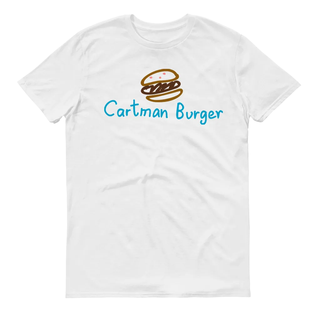 South Park Cartman Burger Adult Short Sleeve T-Shirt