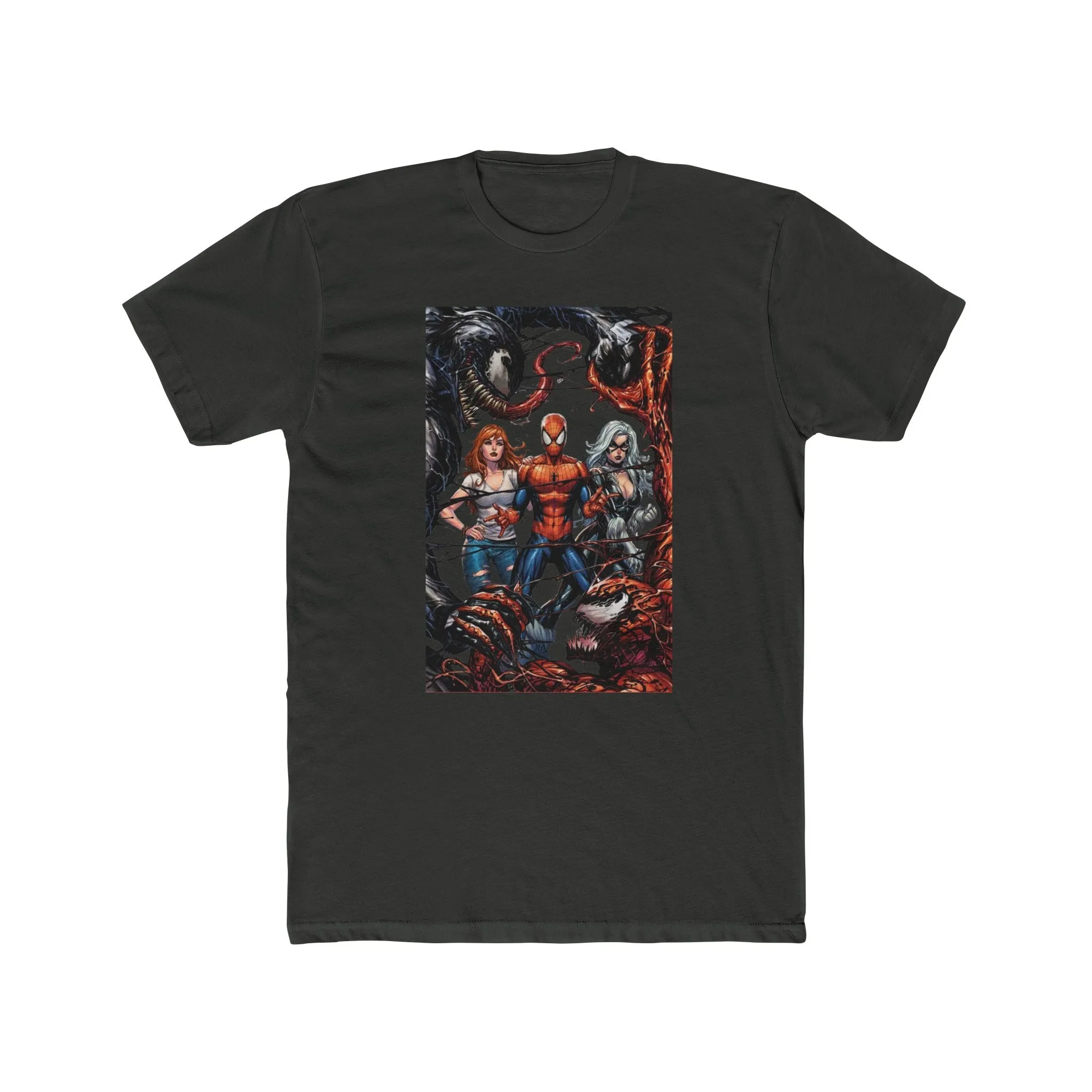 Spider-Man Venom Carnage MJ & Black Cat Crew Tee Shirt