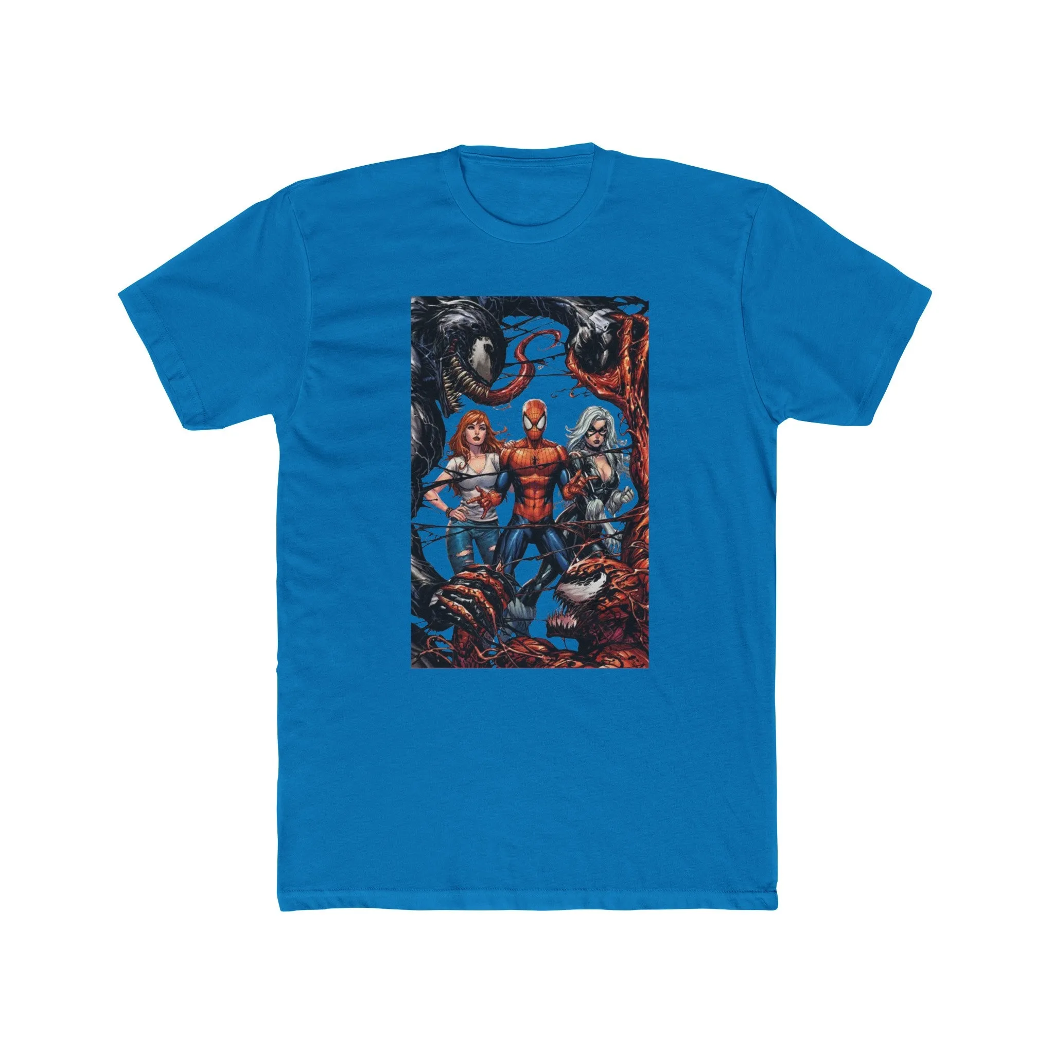 Spider-Man Venom Carnage MJ & Black Cat Crew Tee Shirt