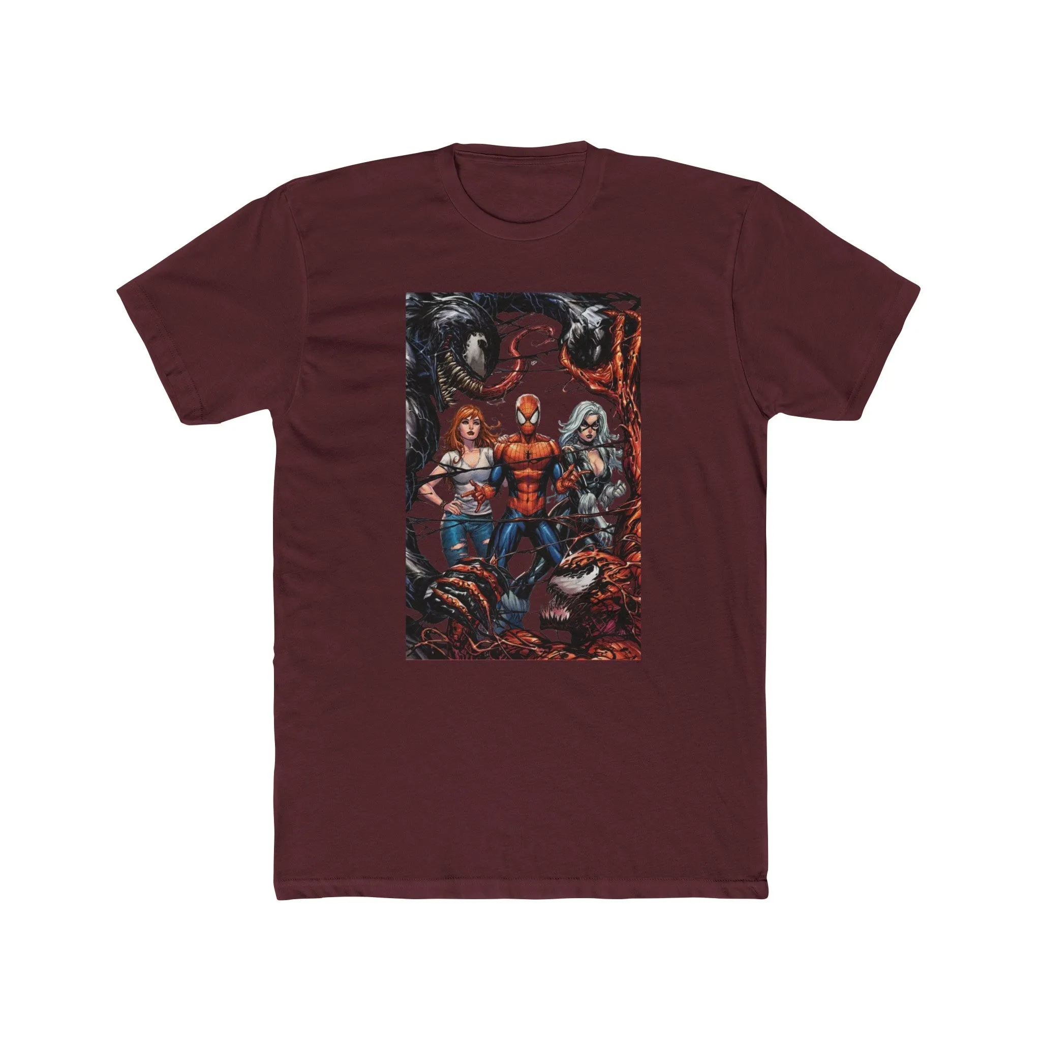 Spider-Man Venom Carnage MJ & Black Cat Crew Tee Shirt