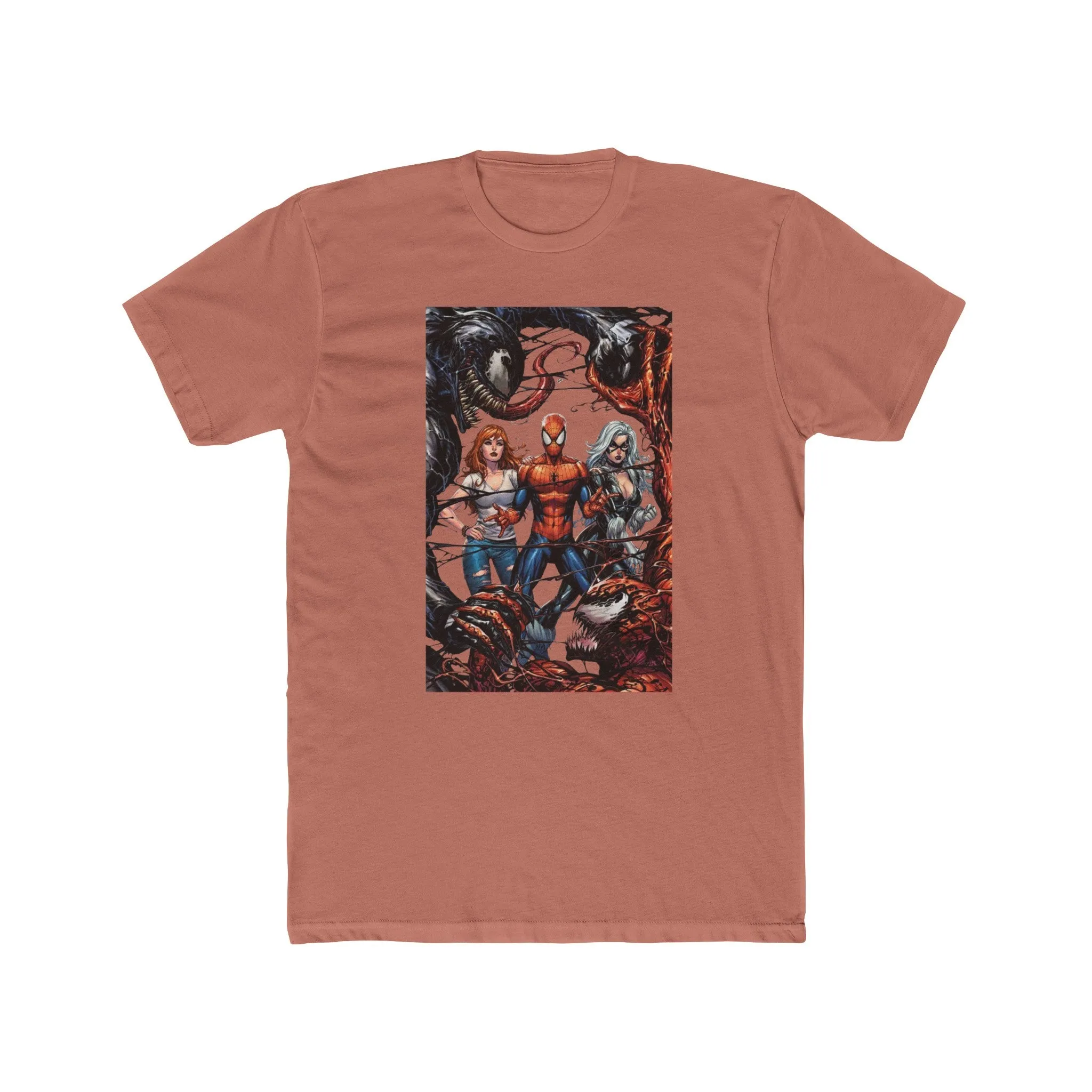 Spider-Man Venom Carnage MJ & Black Cat Crew Tee Shirt