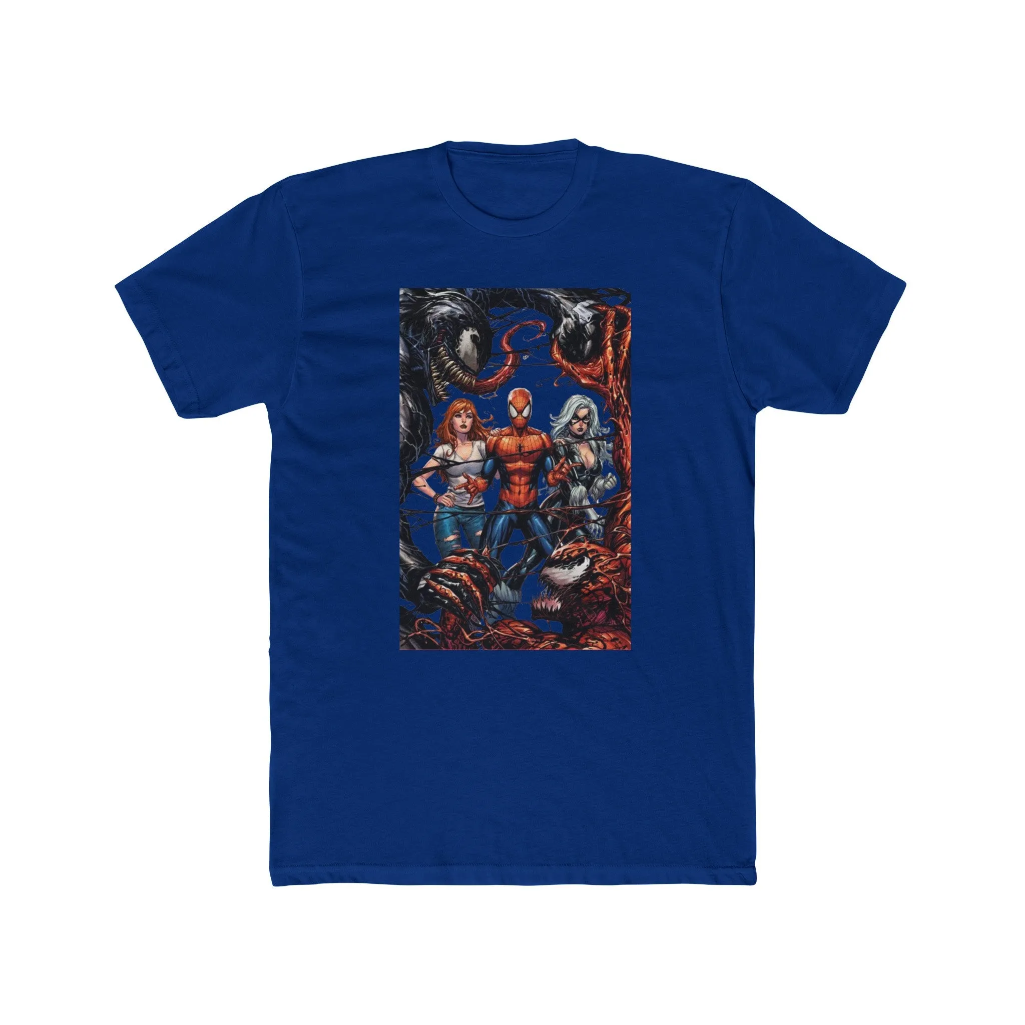 Spider-Man Venom Carnage MJ & Black Cat Crew Tee Shirt