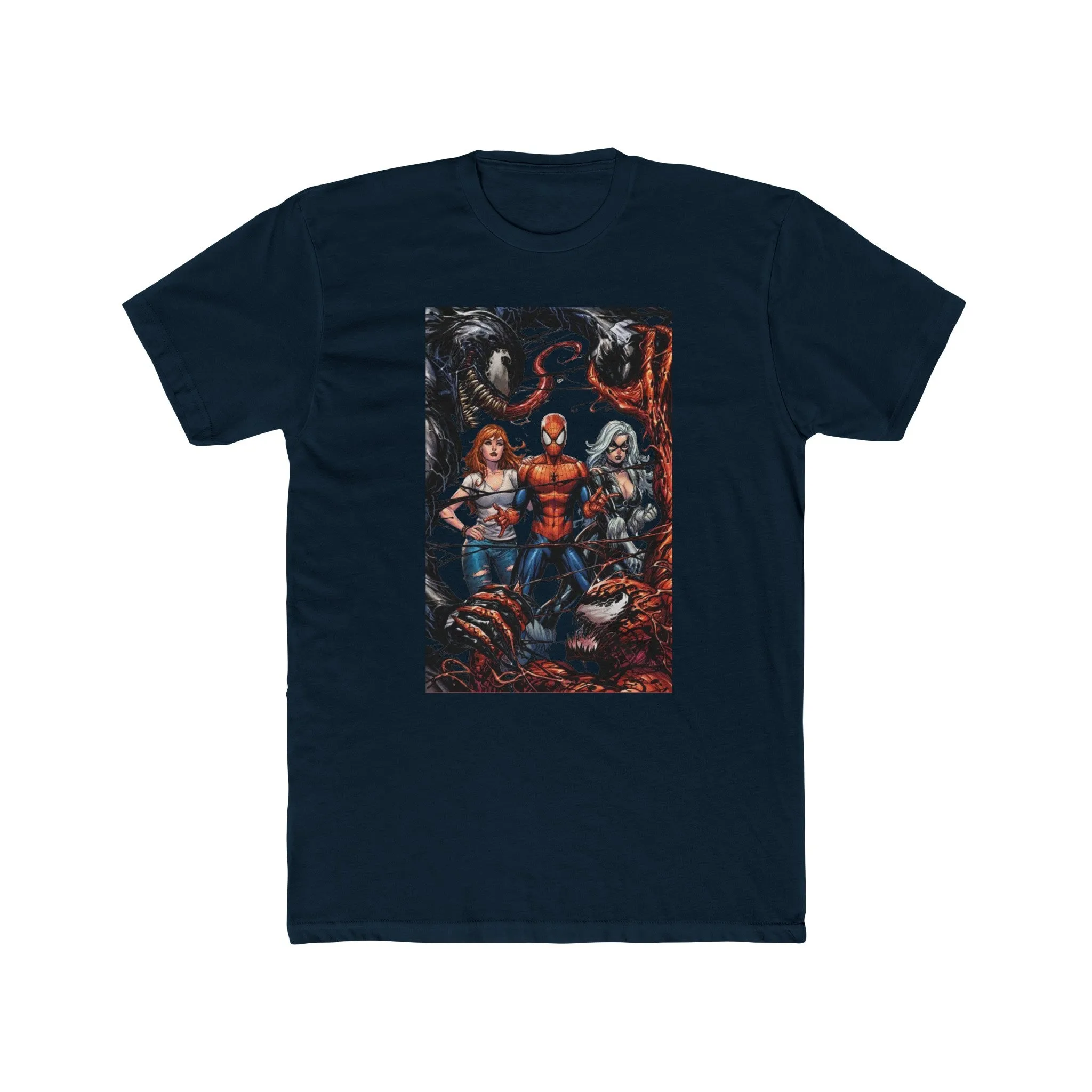 Spider-Man Venom Carnage MJ & Black Cat Crew Tee Shirt