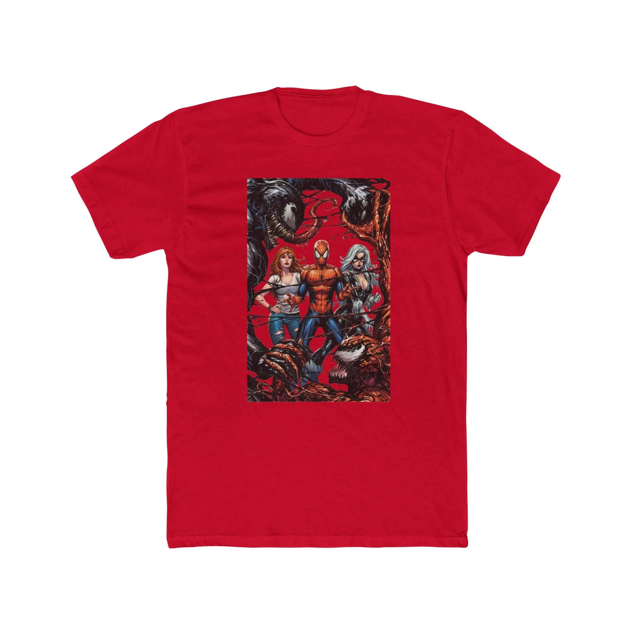 Spider-Man Venom Carnage MJ & Black Cat Crew Tee Shirt