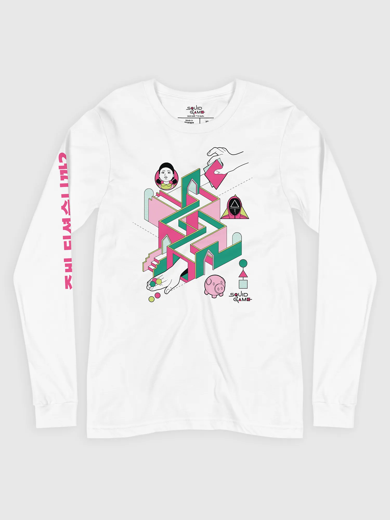 Squid Game Marbles Long Sleeve Shirt