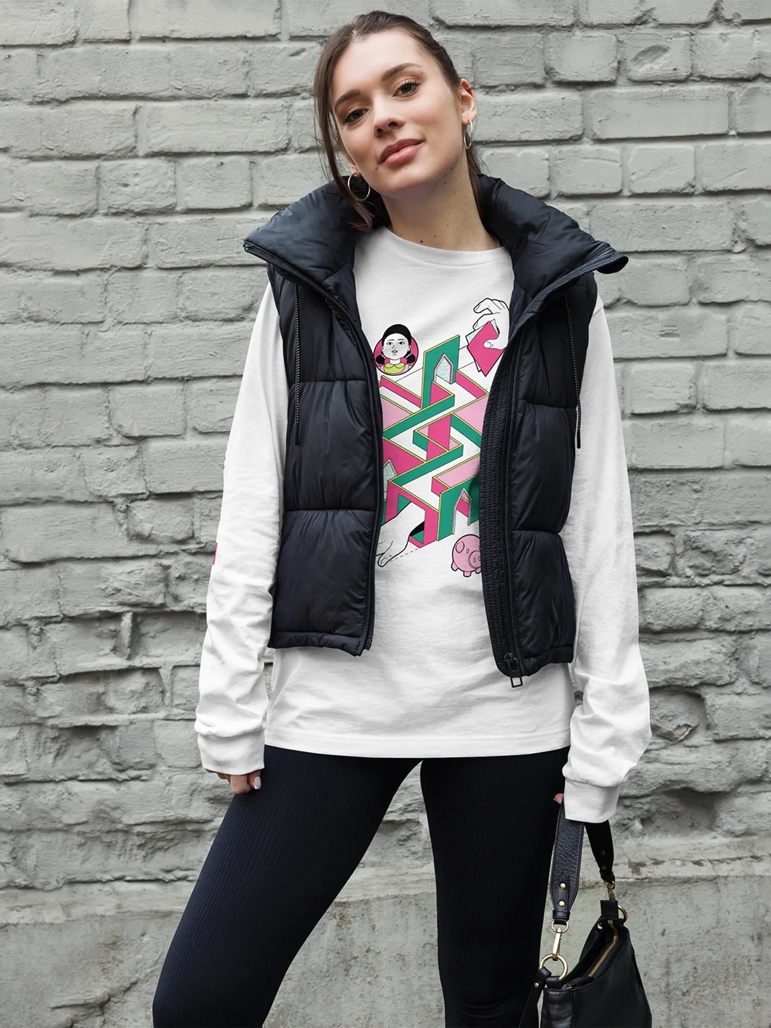 Squid Game Marbles Long Sleeve Shirt
