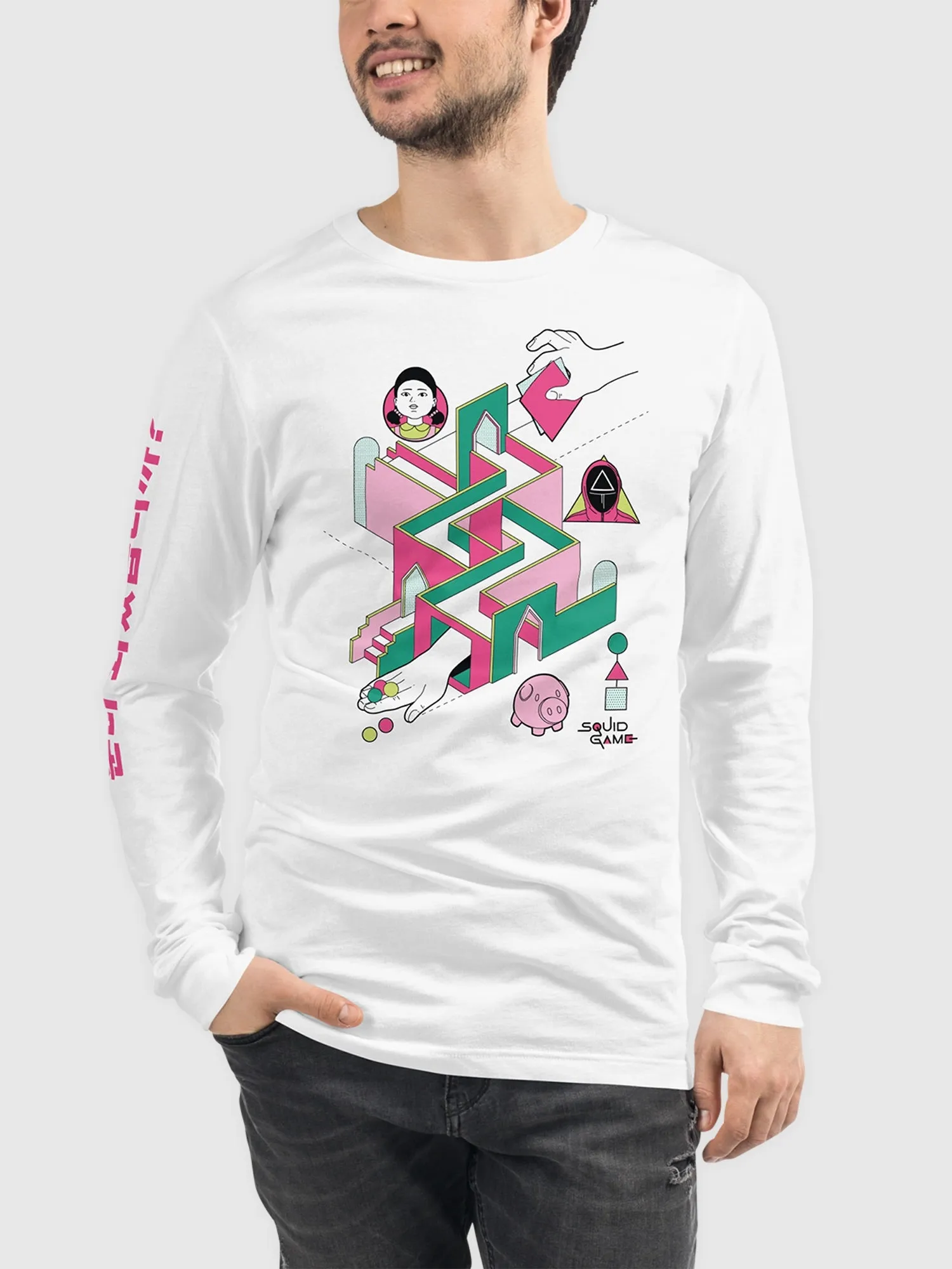 Squid Game Marbles Long Sleeve Shirt