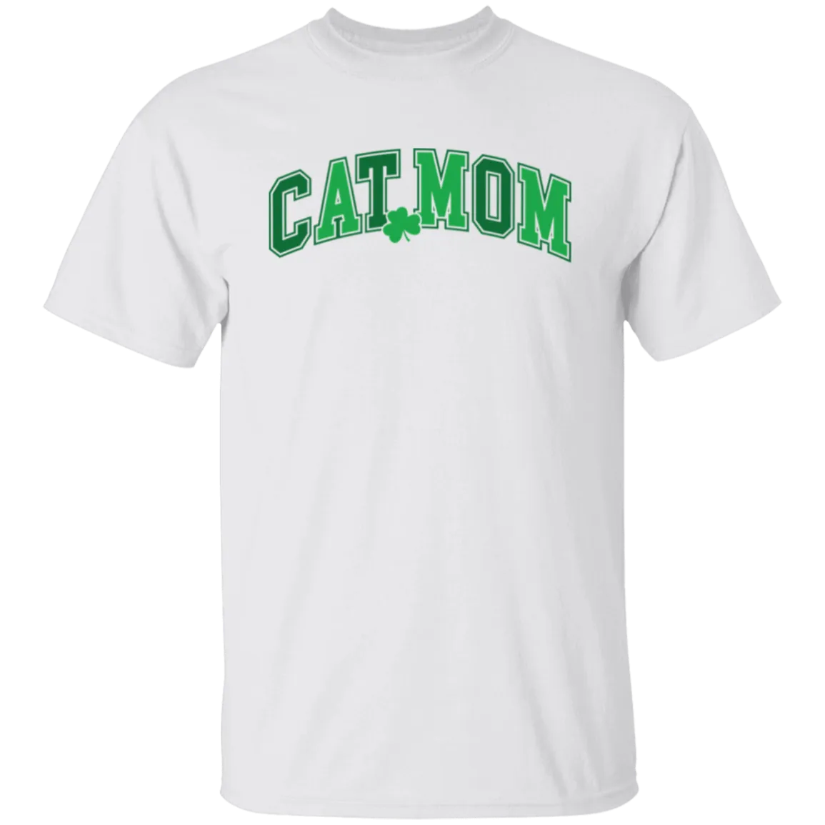 St Patrick's Day Cat Mom T-Shirt
