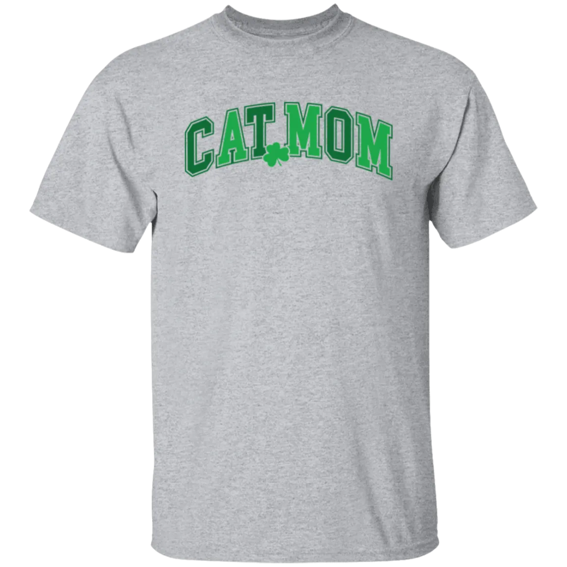 St Patrick's Day Cat Mom T-Shirt