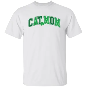 St Patrick's Day Cat Mom T-Shirt