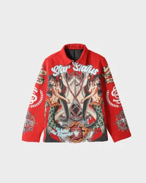Star Status Jacket in Red