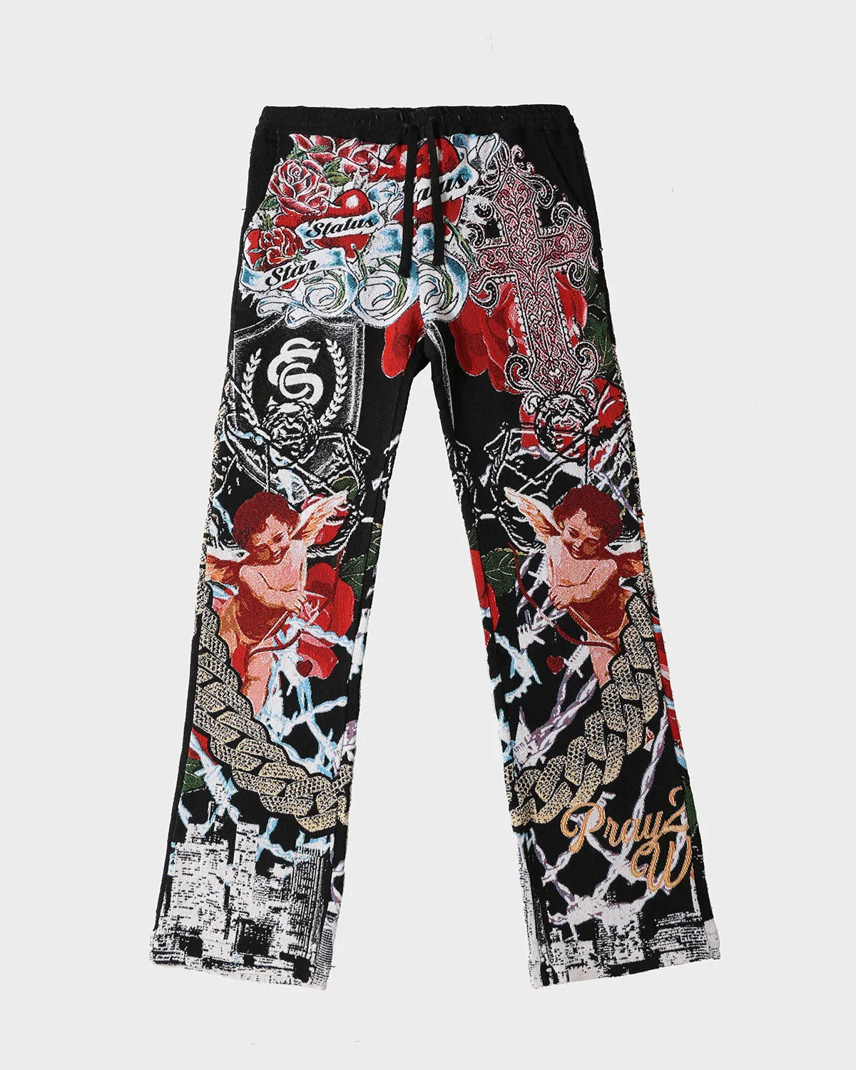 Star Status Jacket Sweatpants set in Black