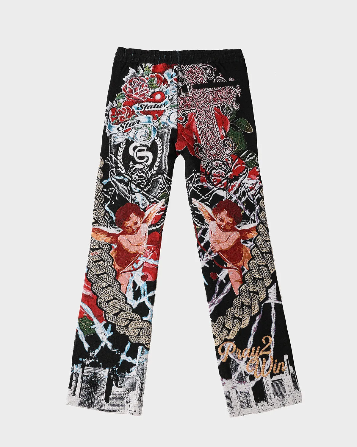 Star Status Jacket Sweatpants set in Black