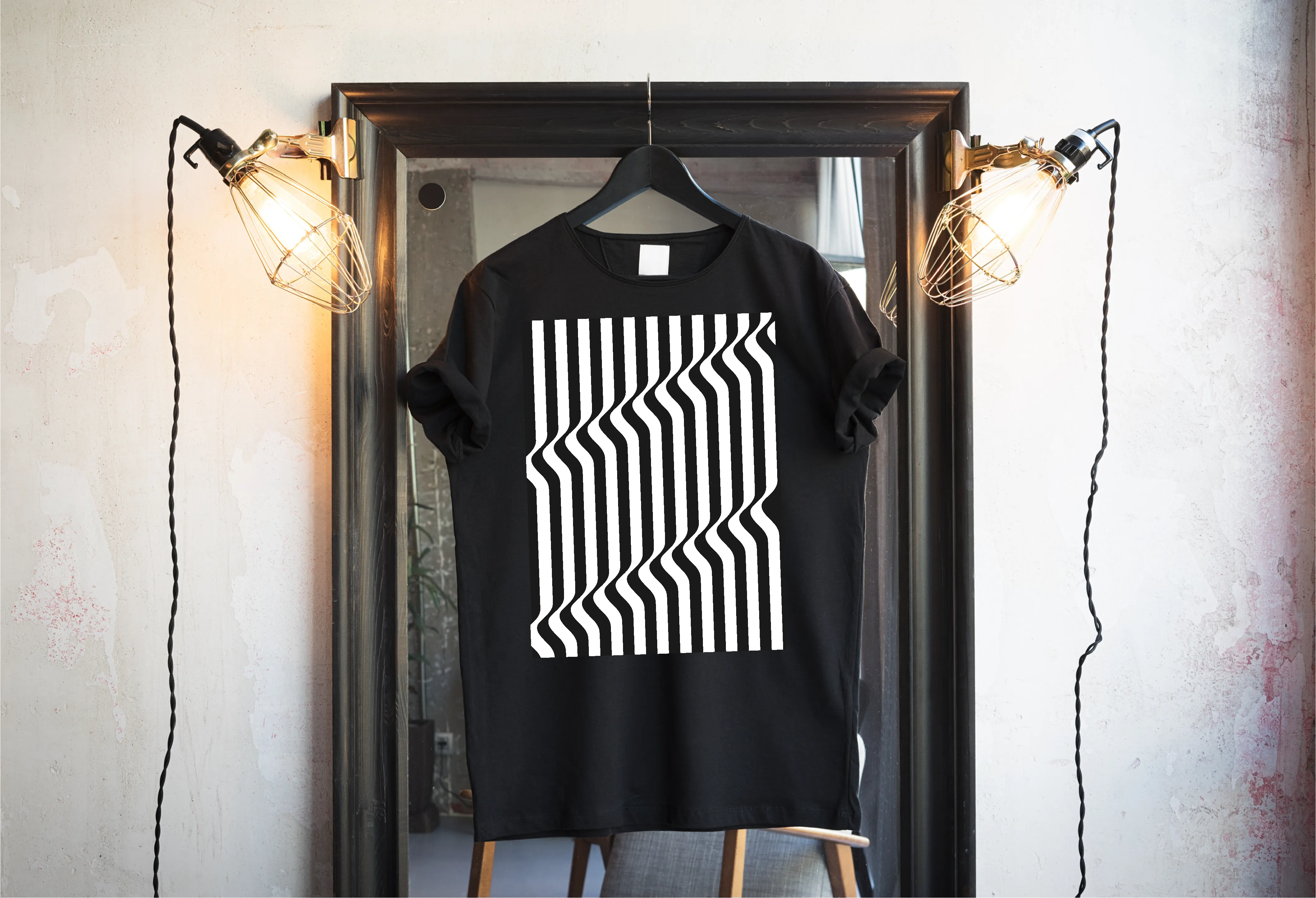 Stripe Pattern T-shrits & Hoodie