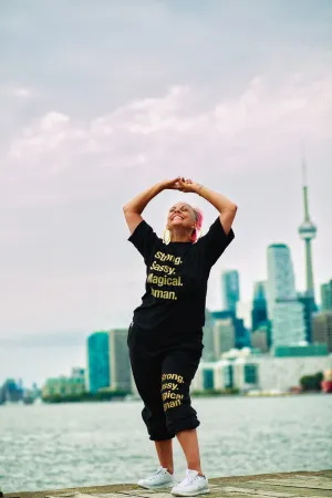 Strong Sassy Magical Human T-Shirt - Gold