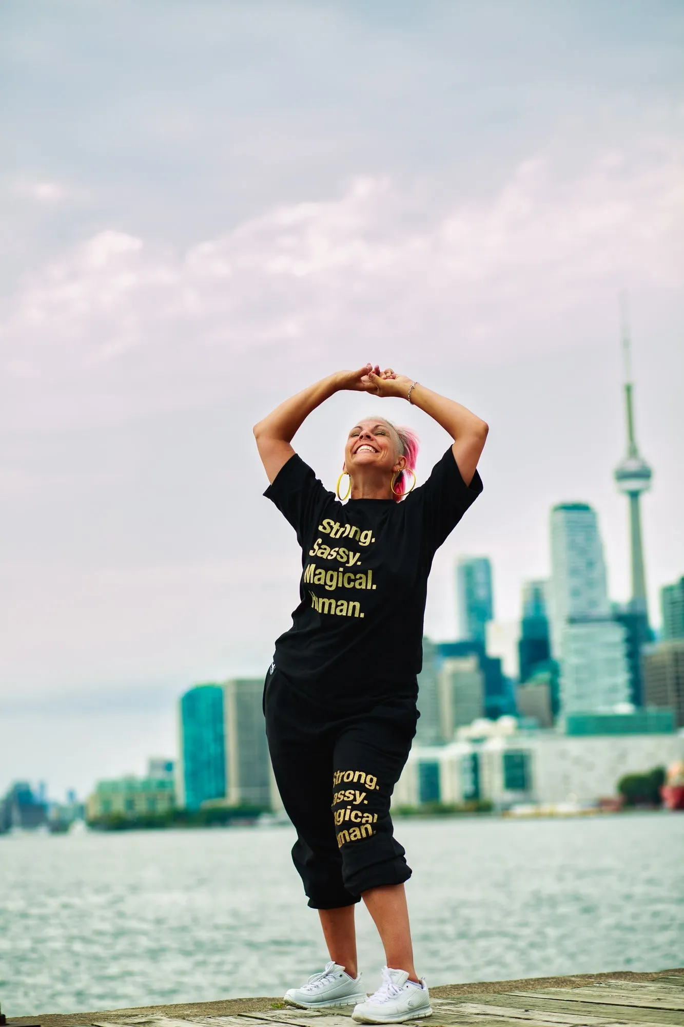 Strong Sassy Magical Human T-Shirt - Gold