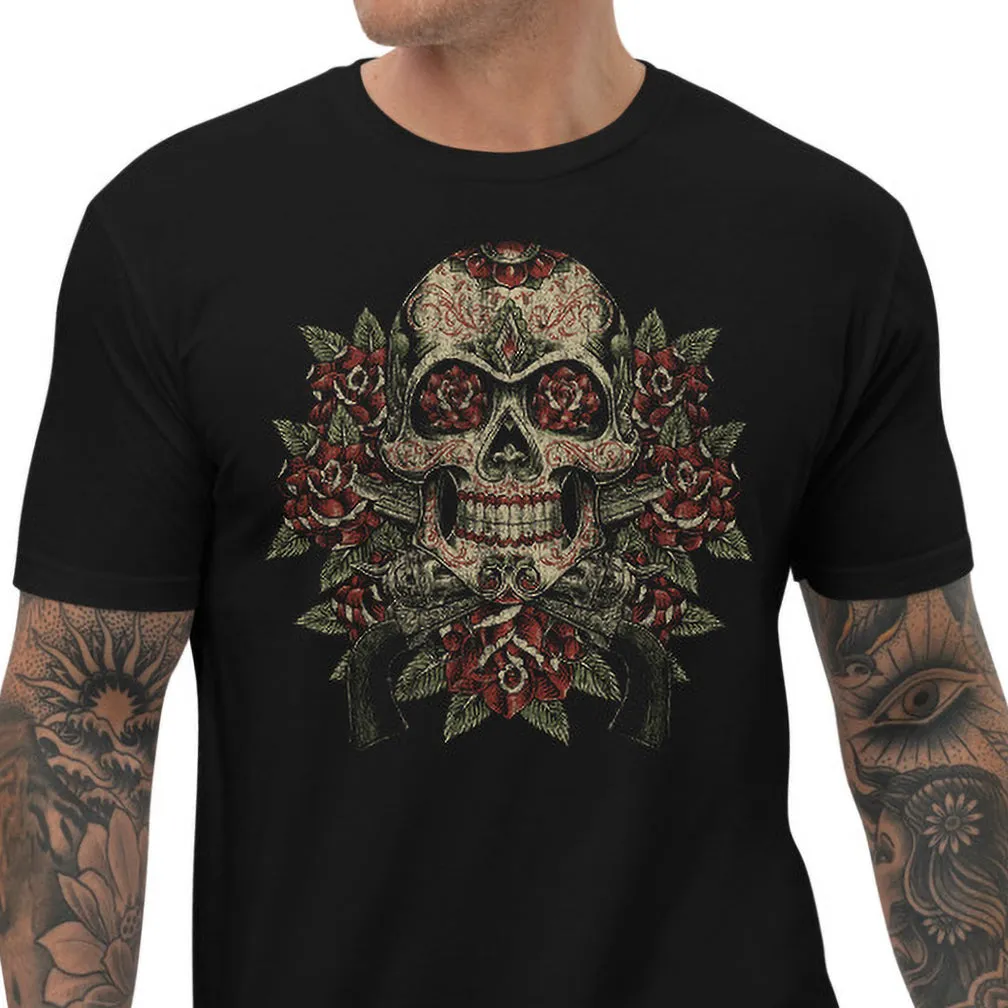 SUGAR SKULL & ROSES TEE
