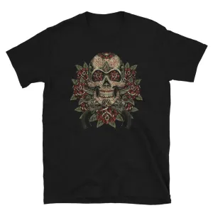 SUGAR SKULL & ROSES TEE