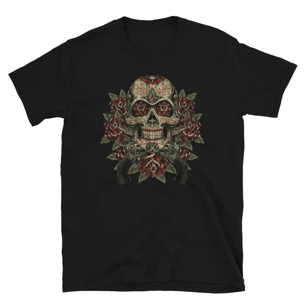 SUGAR SKULL & ROSES TEE
