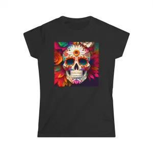 Sugar Skulls 2 - Women's Softstyle Tee