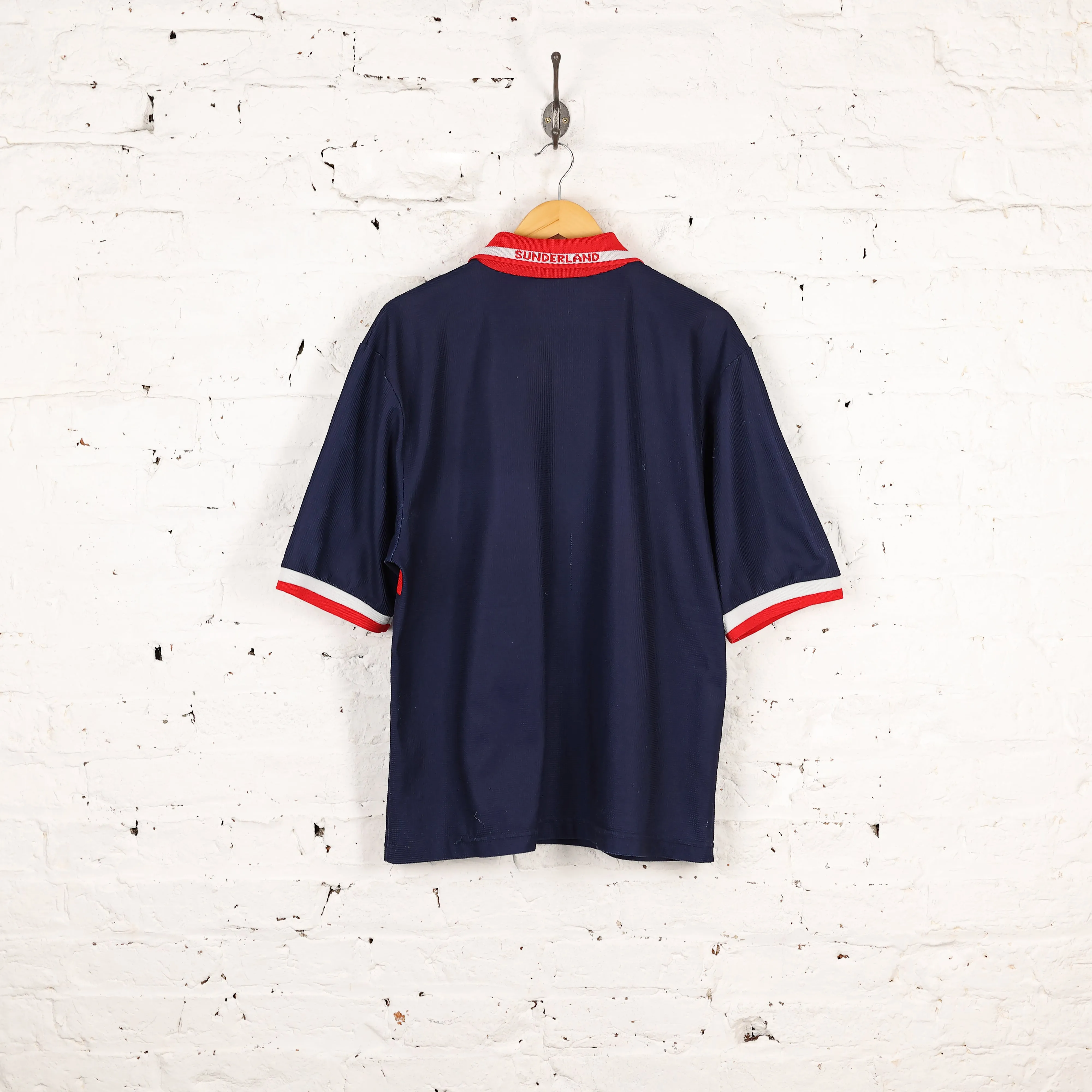 Sunderland 1998 Asics Away Football Shirt - Blue - L