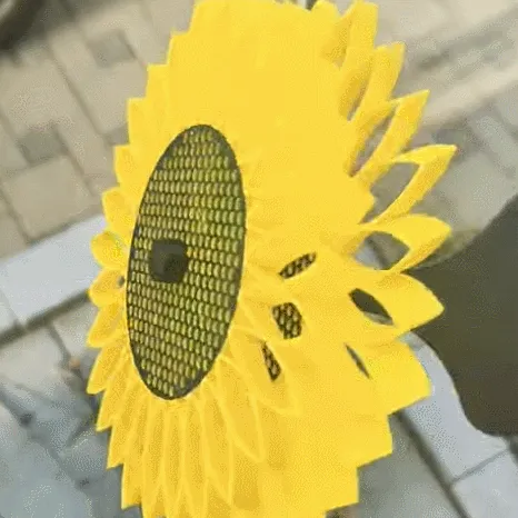 Sunflower & Daffodil Spin Magic Self-Adjusting Wind Turbines