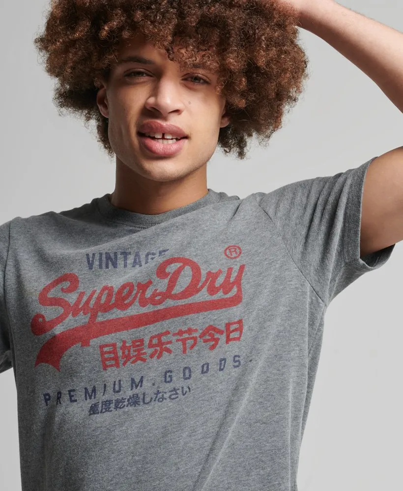Superdrug Vintage Logo Classic Graphic T-Shirt Grey