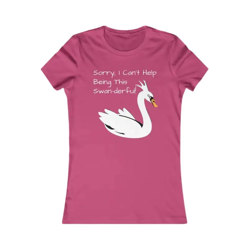 Swan Derful Swan Tee for Cozy Everyday Style