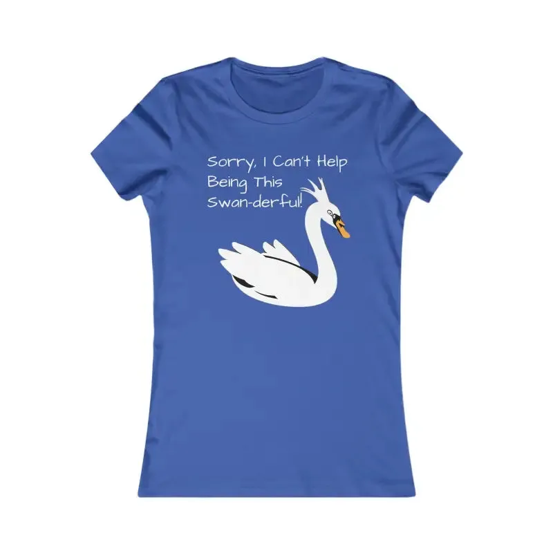 Swan Derful Swan Tee for Cozy Everyday Style