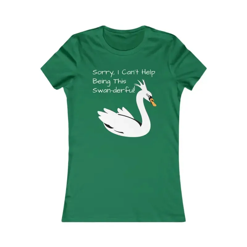 Swan Derful Swan Tee for Cozy Everyday Style